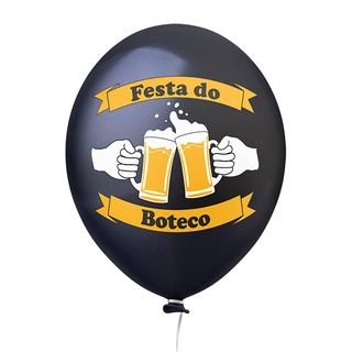 Balão de Festa Boteco Cerveja 11 Polegadas 25 Unidades Decoração Boteco em Oferta na Shopee