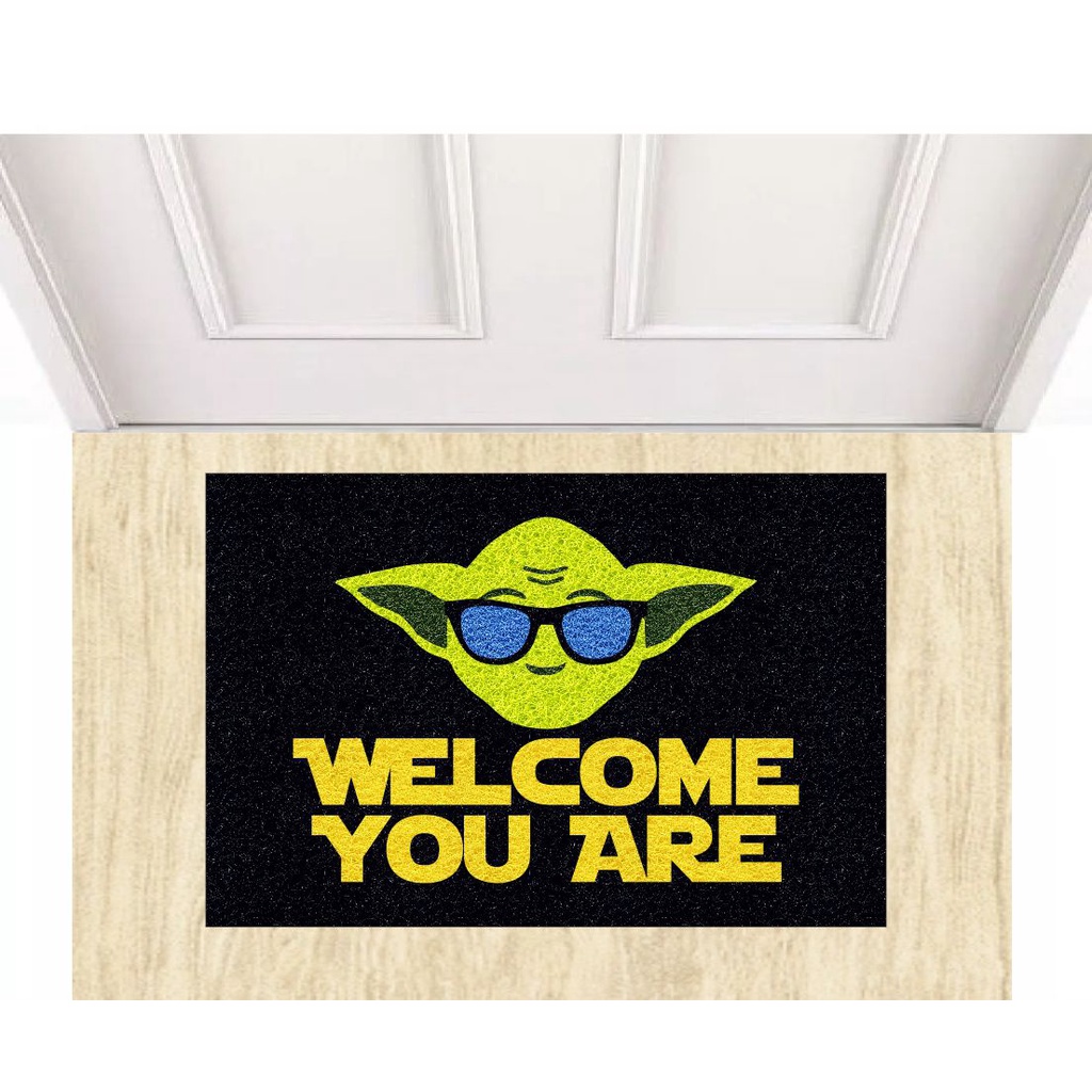 Tapete Capacho Star Wars Welcome You Are 60x40 cm.