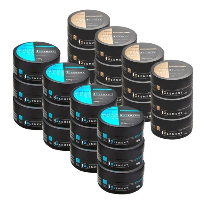 12 Pomada Matte Element +12 Pomada Modeladora Element Alfa Looks ...