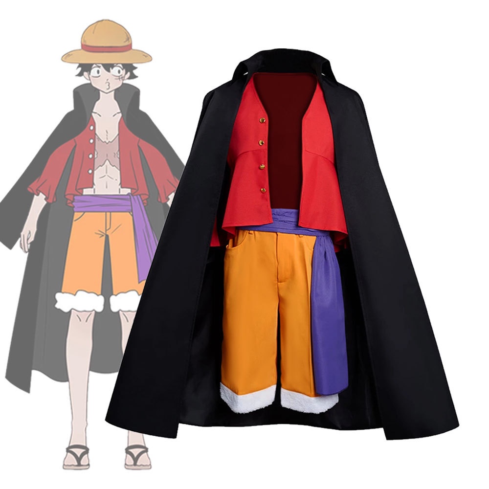 Fantasia One Piece Infantil Roupa e Chapeu de Palha Luffy em Promoção na  Americanas