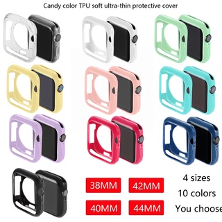 Capa De Silicone Para iWatch Watch 7 6 SE 5 4 3 2 1 41MM 45MM 40MM 44MM Proteção De Tela Do Relógio Macia De