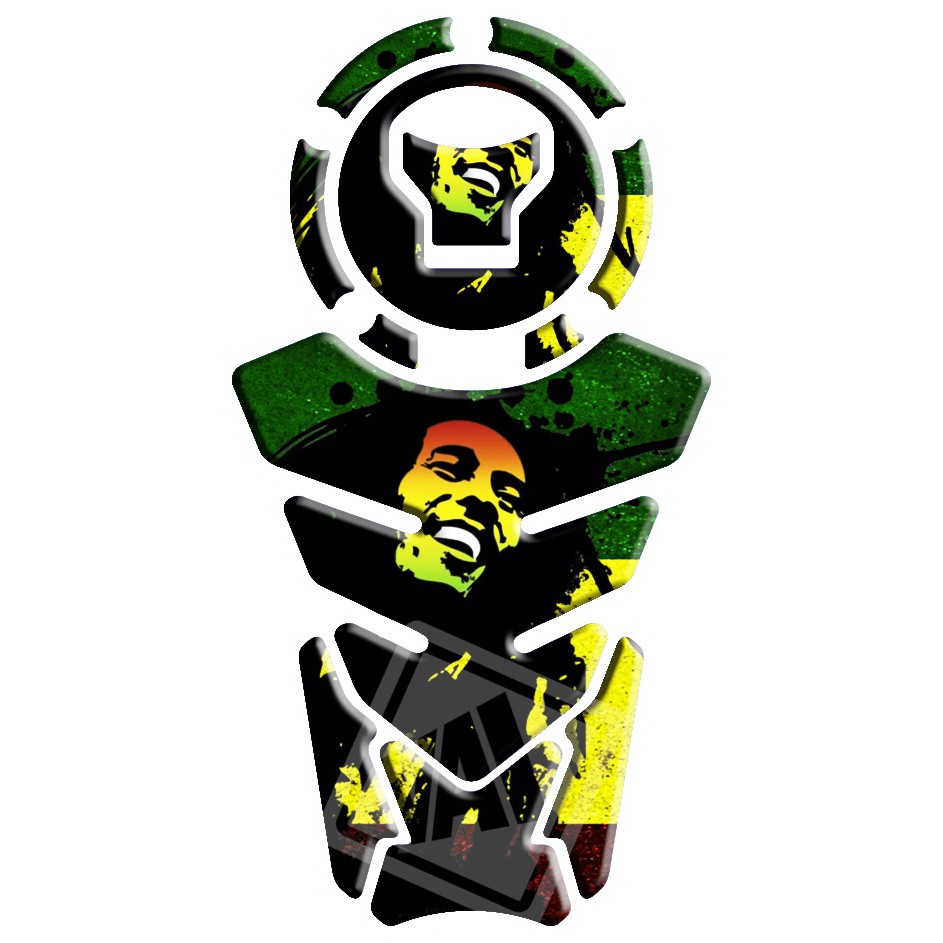 Adesivo Premium Moto Tankpad 3D Protetor Tanque Bocal Fan 125i 160 Titan CB 250 Twister Bros XRE 190 300 650f Bobmarley2