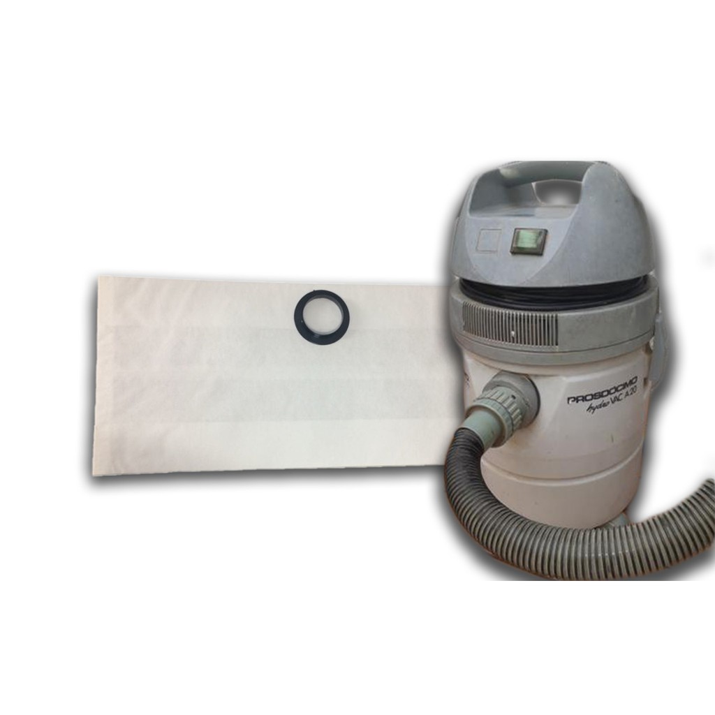 3 Sacos Descartáveis Compatíveis Para Aspirador de Pó Prosdócimo Hydro Vac A20 (Bocal de Encaixe de 6,3 cm)