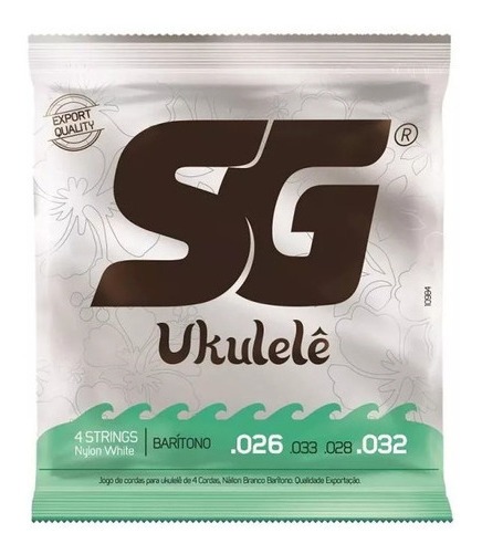 Encordoamento Cordas Para Ukulele Baritono Sg