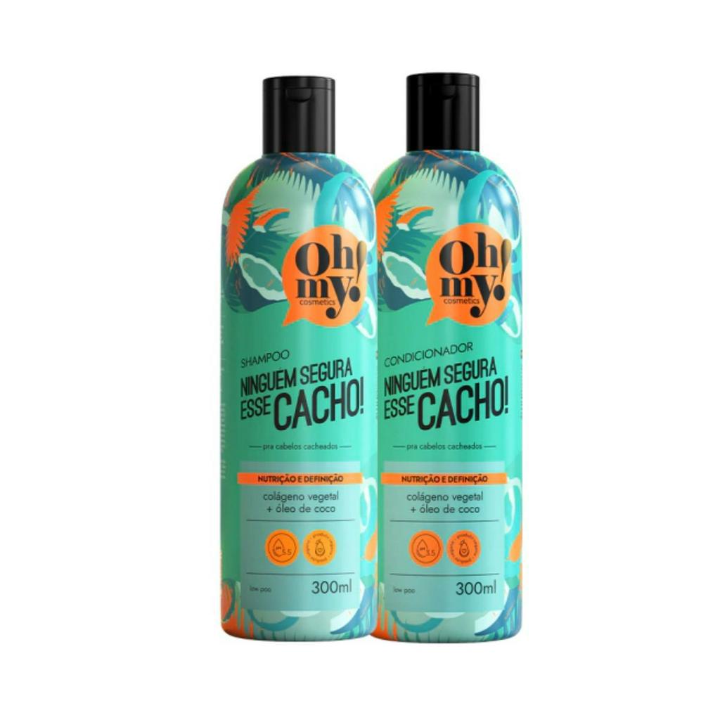 Shampoo e Condicionador Ninguém Segura Esse Cacho Oh My 300ml