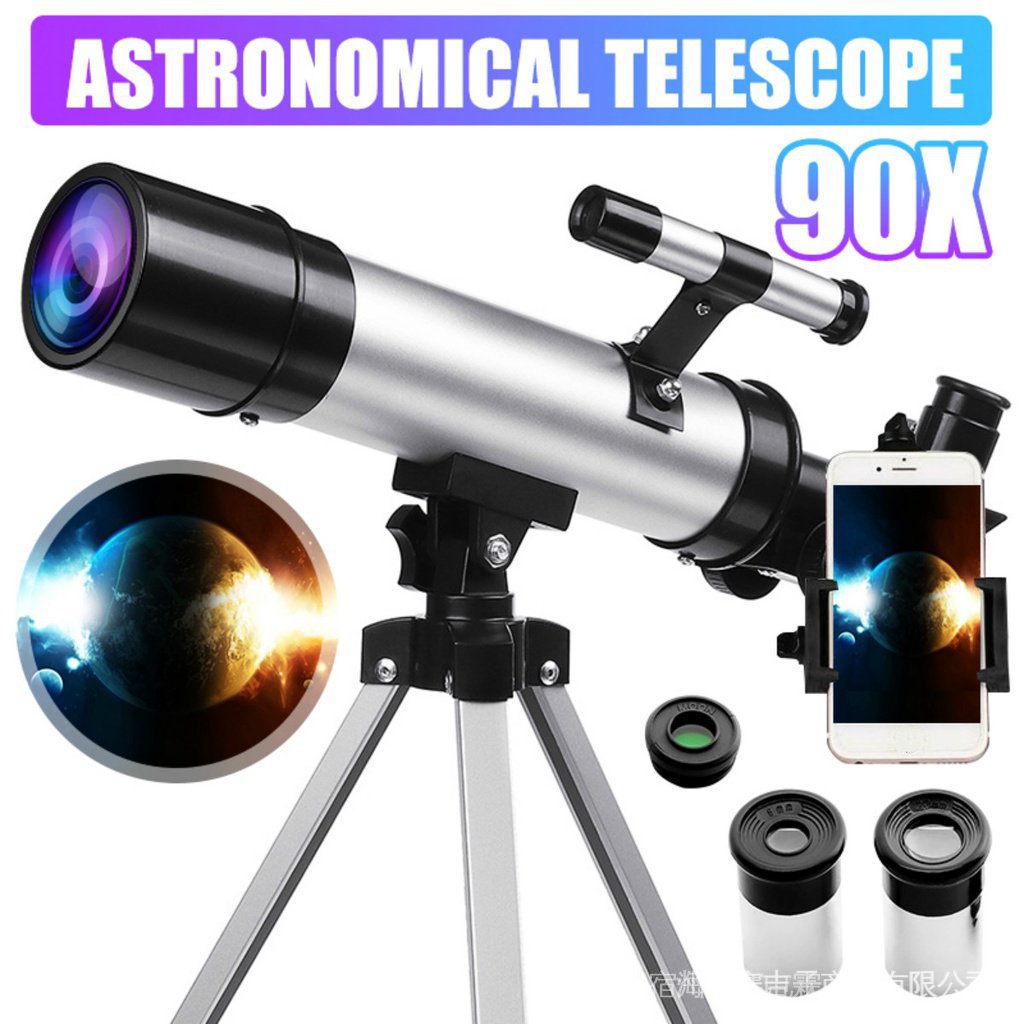 Telescópio Astronômico De Reflexão Com Tripé Monocular Profissional Para Crianças F36050 90X