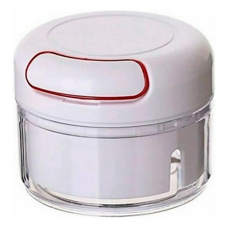 Mini Multiprocessador Triturador Manual 2 Lâminas Inox Alho