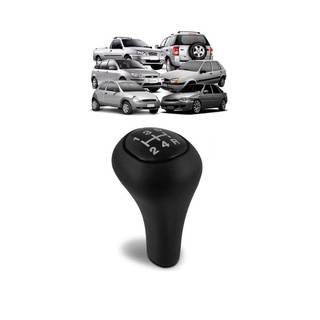 Bola Câmbio Manopla Escort Zetec, Courier, Fiesta, Focus, Ka - Preta - Acrílico Preto