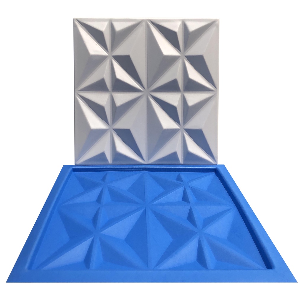 Forma Gesso Plástico e Borracha Placa 3D - Cullinans Moderno em Oferta na Shopee