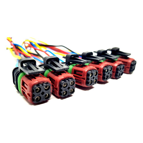 6x Plug Conector Unidade Injetora Volvo Fh 460 D13 Euro 5