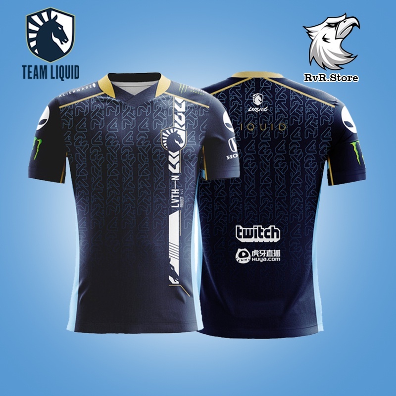 Camiseta Jersey Roupas GAMING TEAM LIQUID 2021 Jogo DOTA 2 CSGO LOL Valorante Nome Livre