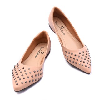 Sapatilha Feminina Bico Fino Detalhe Hotfix Confortável Moda Casual Blogueira em Oferta na Shopee
