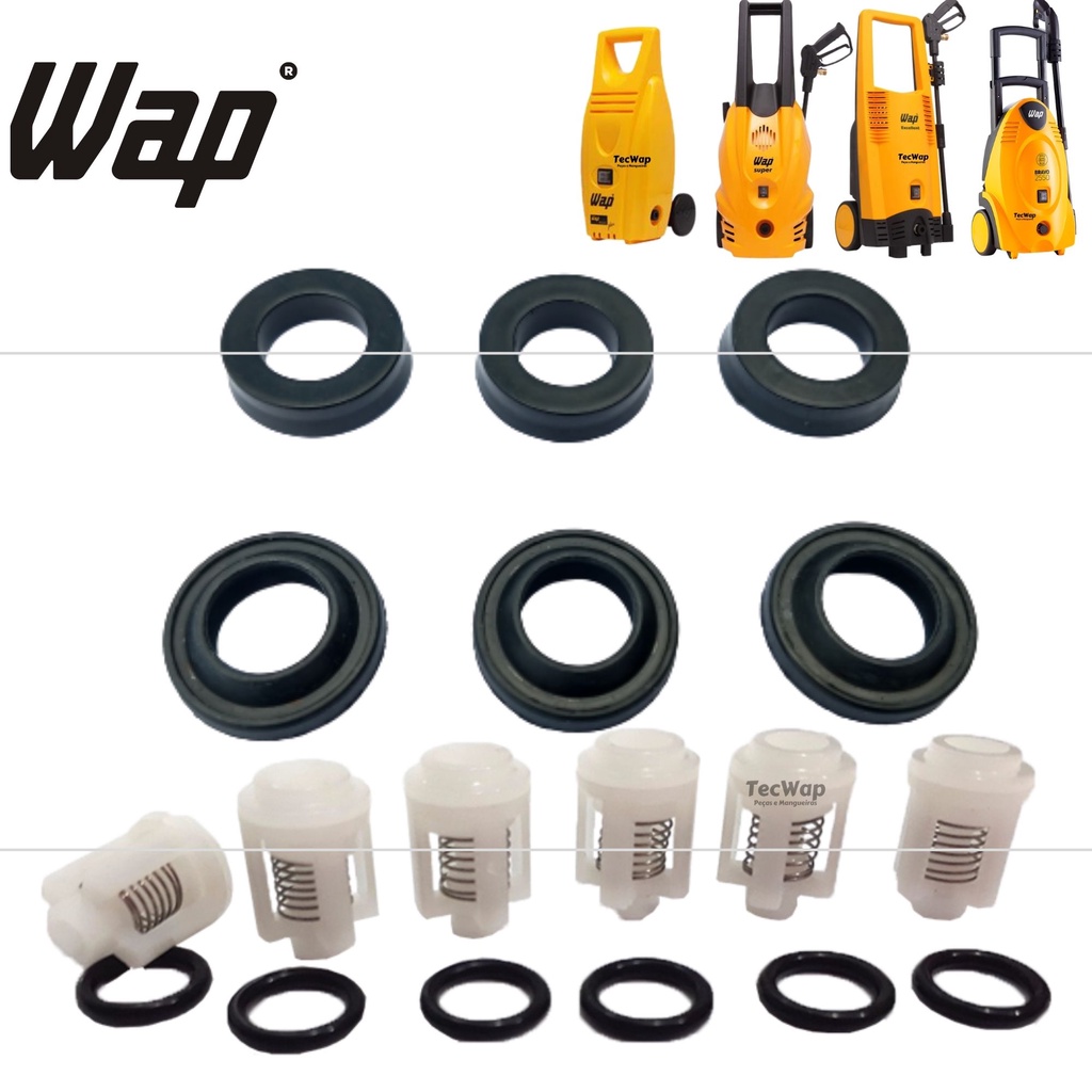 Kit Reparos Valvulas WAP Bravo, WAP Super, WAP Valente