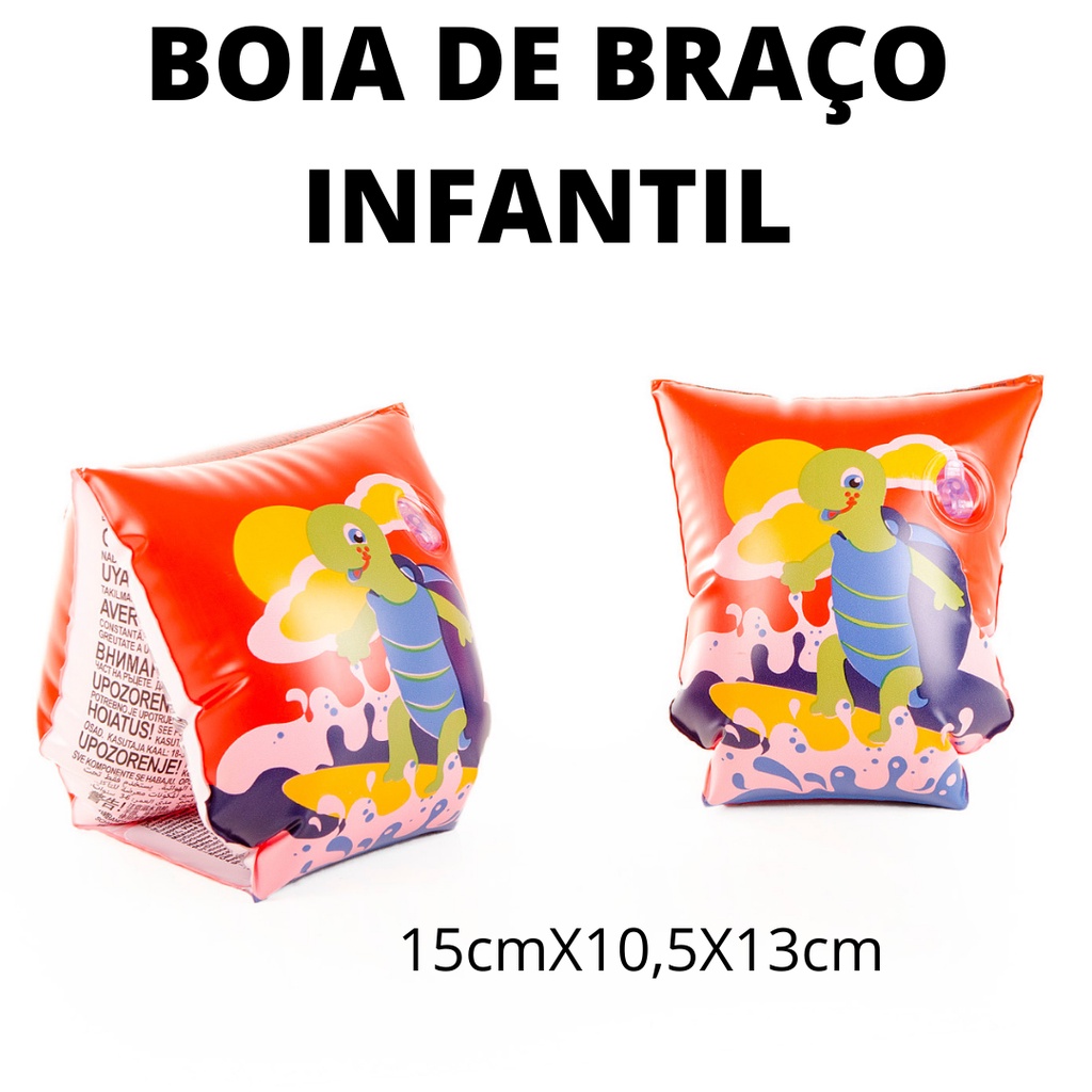 Melhor Boia Braço Infantil Bestway Estampa Tartaruga Piscinas àgua Praia