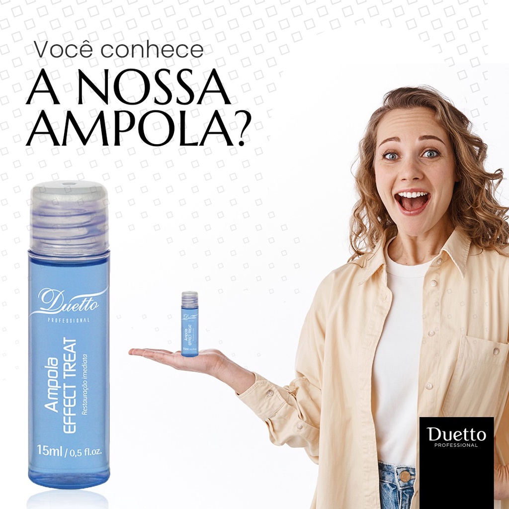 Ampola Restauração Effect Treat Duetto Profissional 15ml
