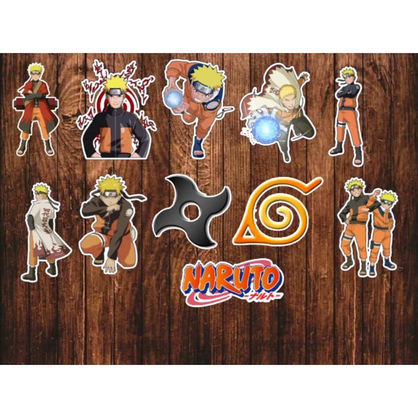 ADESIVO OU APLIQUE  de 3cm 5cm e 8cm  Naruto boruto   forminhas  topper      cupcakes      docinho  tubete