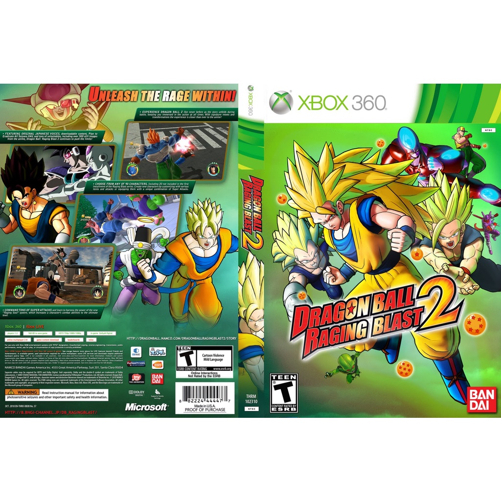 Dragon Ball Raging Blast 2 [ Xbox 360 LT 3..0 ou RGH 3.0 ]