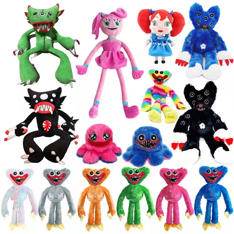 Vários Modelos Jogo Poppy PLAYTIME Enorgy Wuggy Killy Willy Brinquedos de Pelúcia para Crianças Para Meninas Meninos