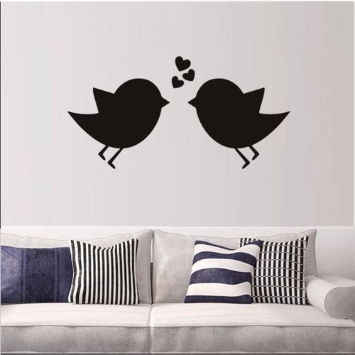 Adesivo De Parede Decorativo Passaro Passarinho Asas Amor