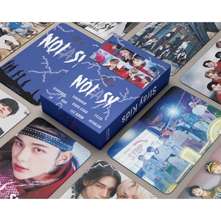 54pcs/box Stray Kids photocards 2021 NOEASY Álbum Azul LOMO Cartão HYUNJIN Postal