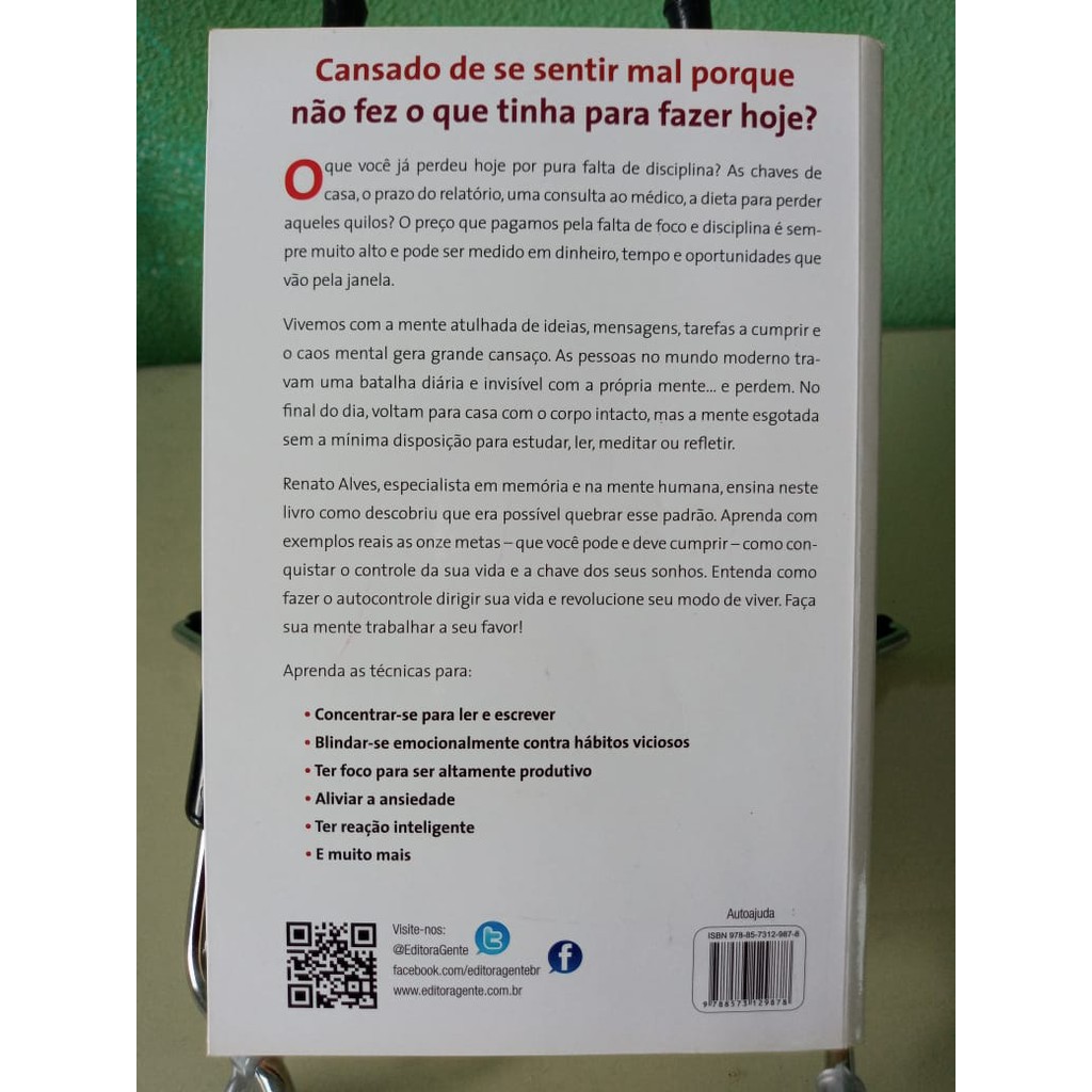 Cerebro Com Foco E Disciplina Renato Alves Shopee Brasil