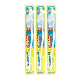 Kit 3 Escova Dental Sorriso Original Média