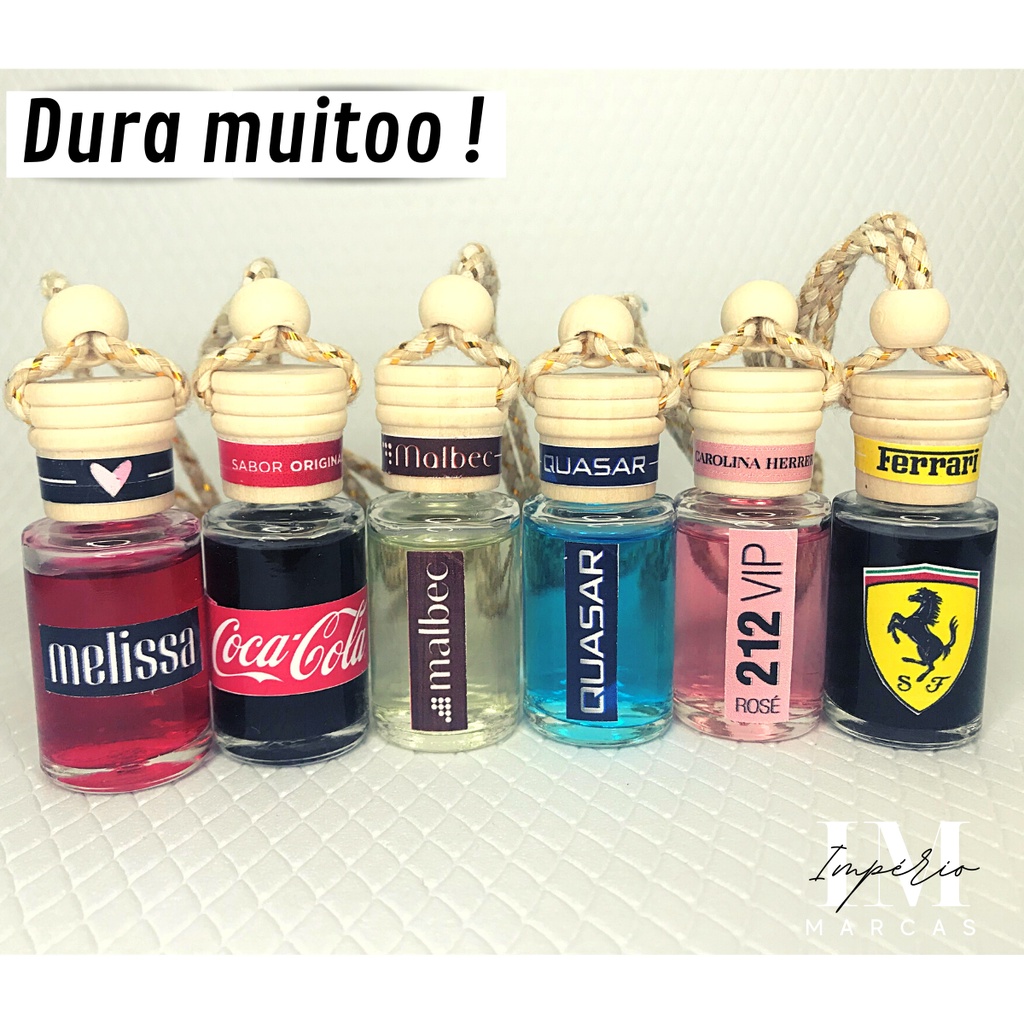 Cheirinho de carro aromatizador automotivo 9ml - KIT ATACADO 20 UN ...