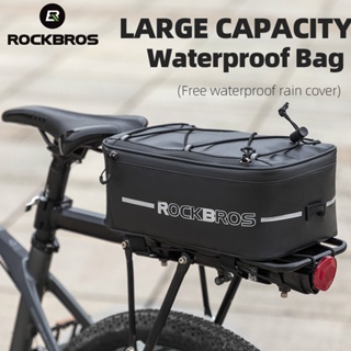 ROCKBROS 8L Bolsa De Bicicleta De Grande Capacidade À Prova D'água Viagem Sela De MTB Porta Malas Refletor Estrada em Oferta na Shopee