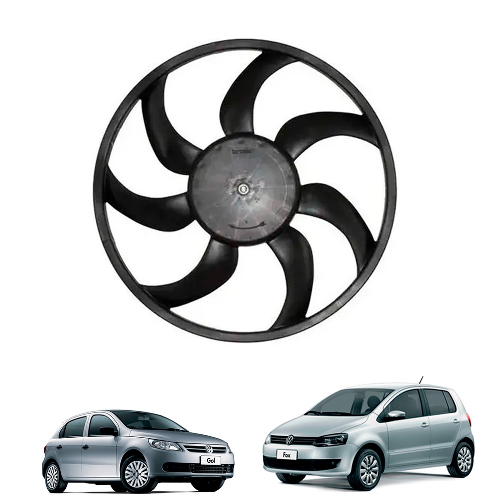 Eletroventilador Ventoinha Radiador Vw Gol Voyage G5 Fox 1.0