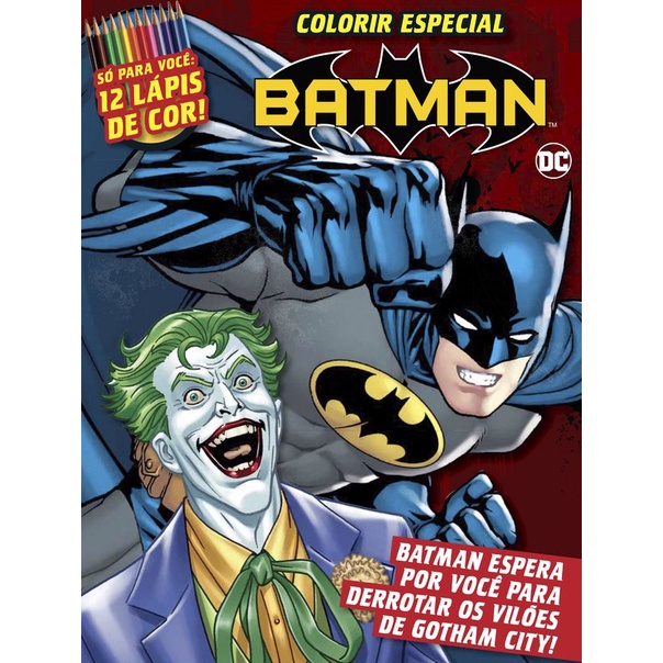 Batman - Colorir Especial em Oferta na Shopee
