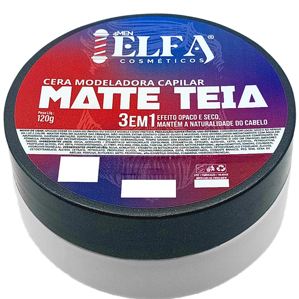 Pasta Modeladora Capilar Elfa Matte Teia Efeito Seco 120g em Oferta na Shopee