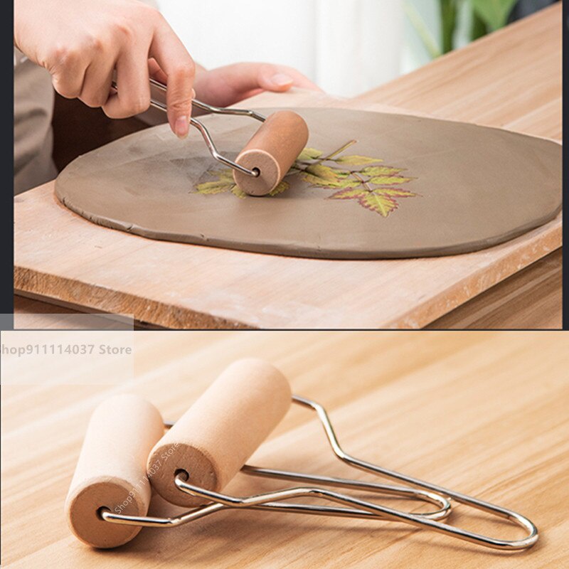 Pottery Art Sólida Rolo De Argila Do Polímero De Corte De Madeira Ferramentas De Formando De Superfície De Corte Rolo De Rolamento Vara Diy Ferramentas De Oleiro em Oferta na Shopee