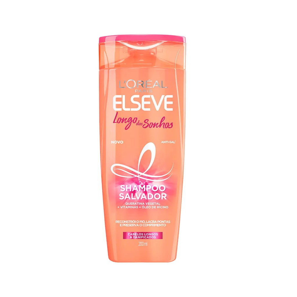 Shampoo Salvador Elseve Longo dos Sonhos 200ml Loréal Paris