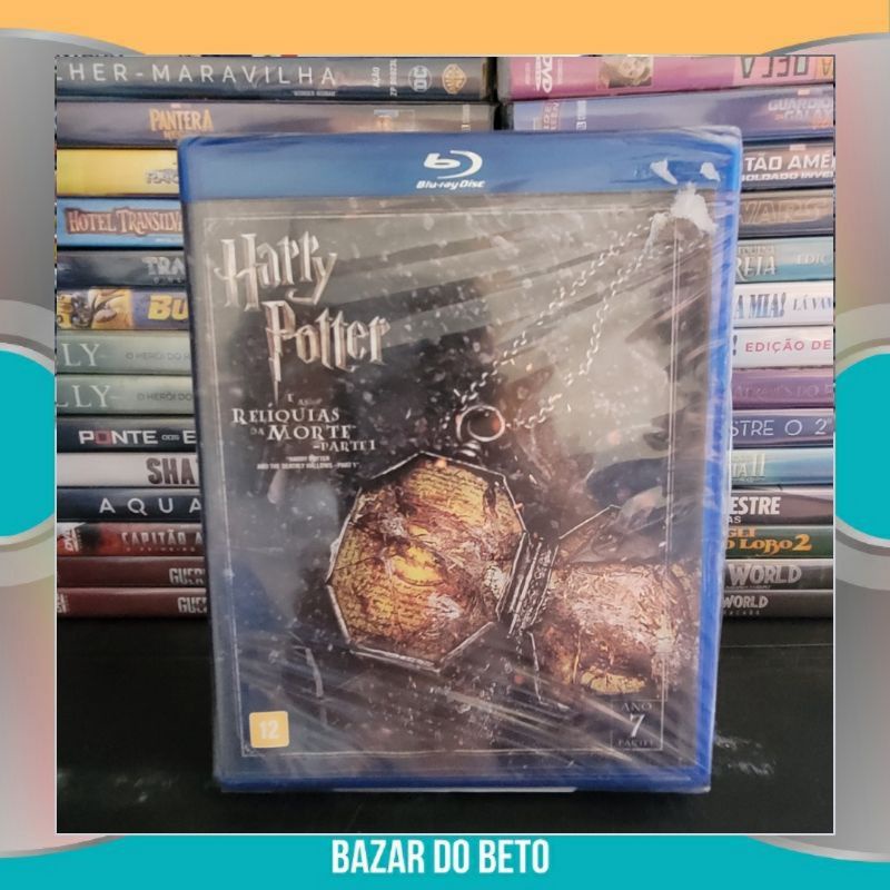 Bluray Filme Harry Potter e as Relíquias da Morte: Parte 1 (2010)- Duplo (Original Lacrado) R$59,90