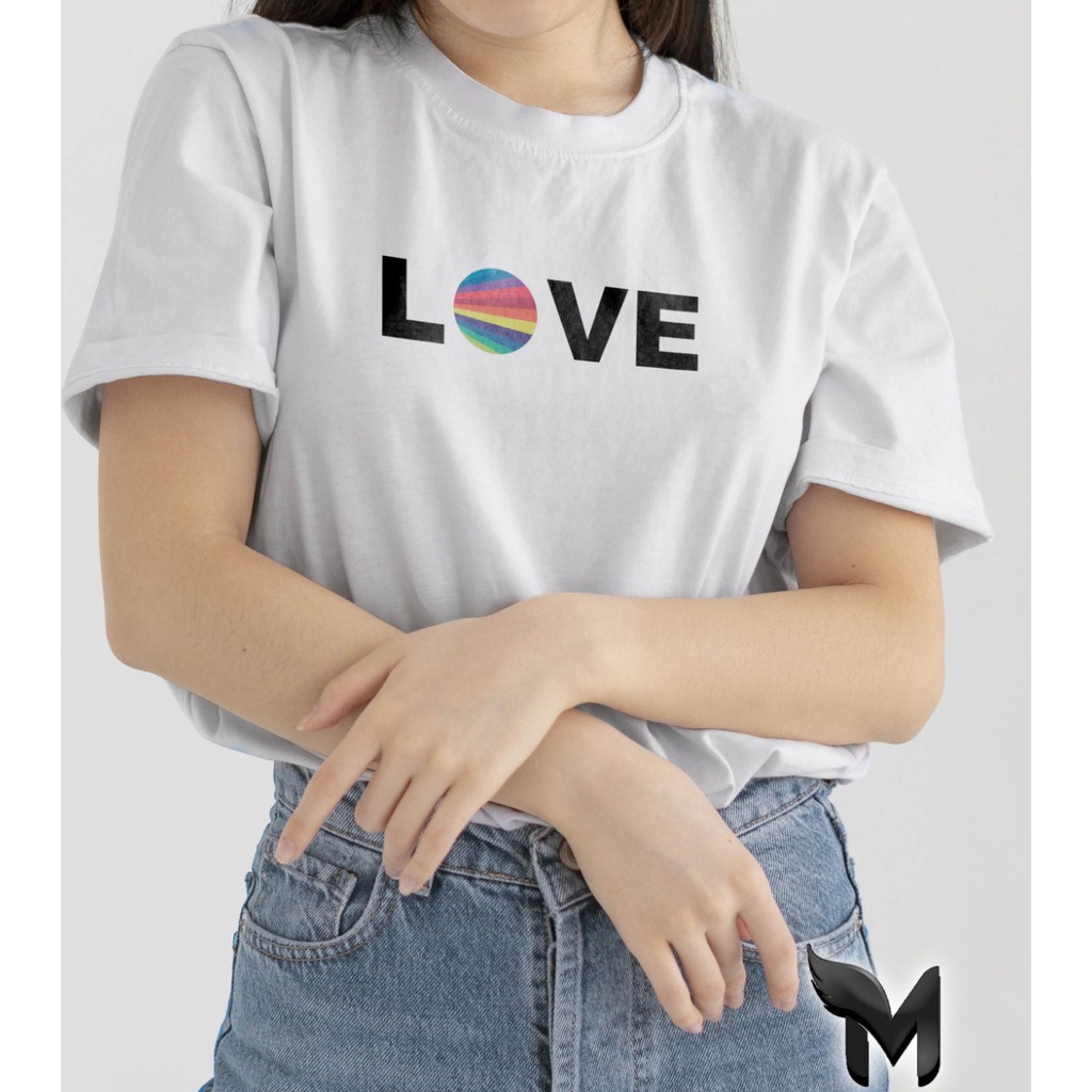 Camiseta feminina now united love moda swag