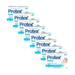 Kit 8 Sabonete Infantil Protex Baby 85g