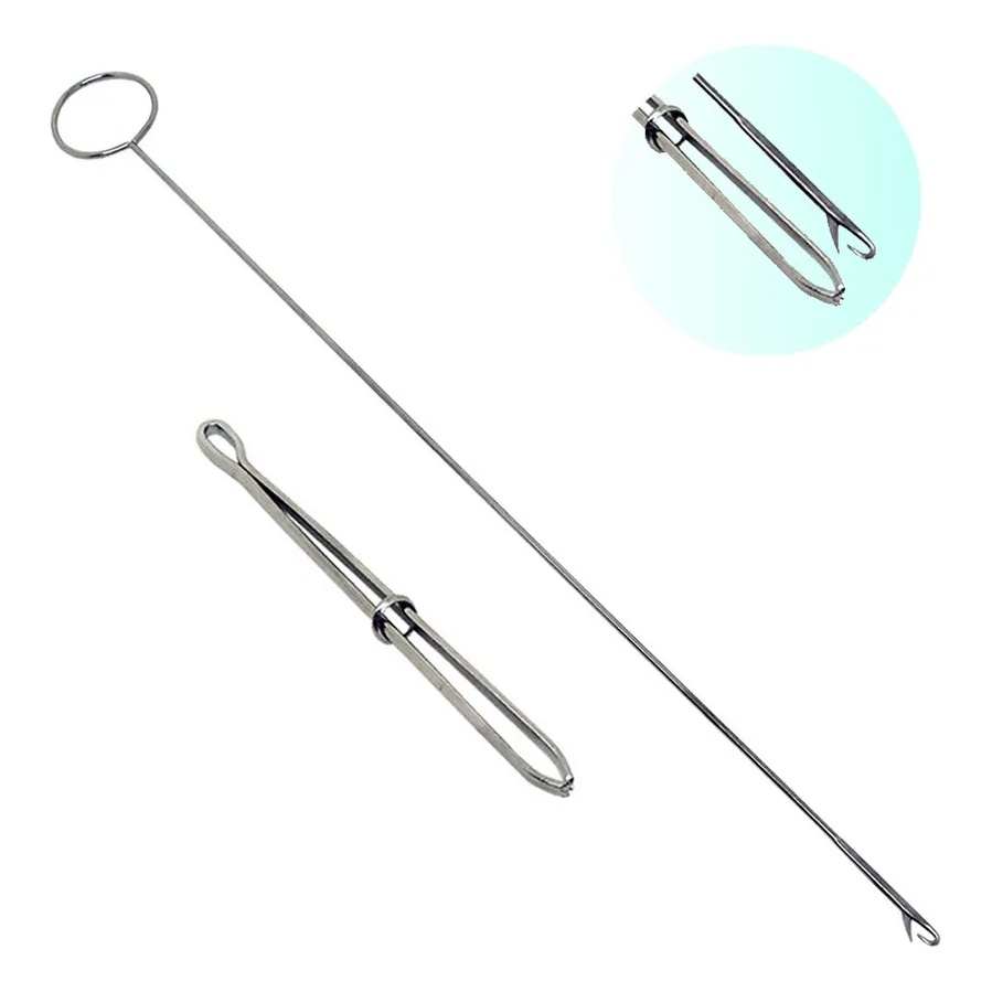 Puxar Passar Cordão Elástico + Virar Virador Costura Roletê Puxar Passar Cordão Elástico + Virar Virador Costura Roletê