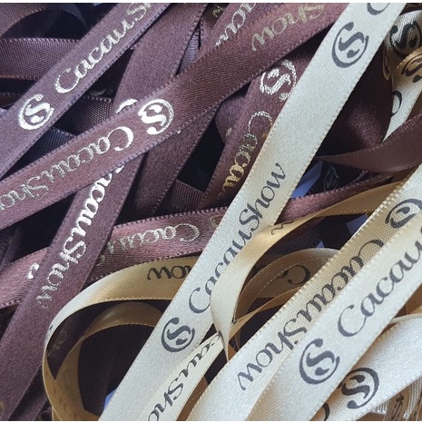 Fita de Cetim Personalizada 10 mm rolo com 10 metros em Oferta na Shopee