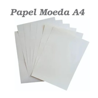 Kit 10 Folhas Papel Moeda P/ Documentos. em Oferta na Shopee