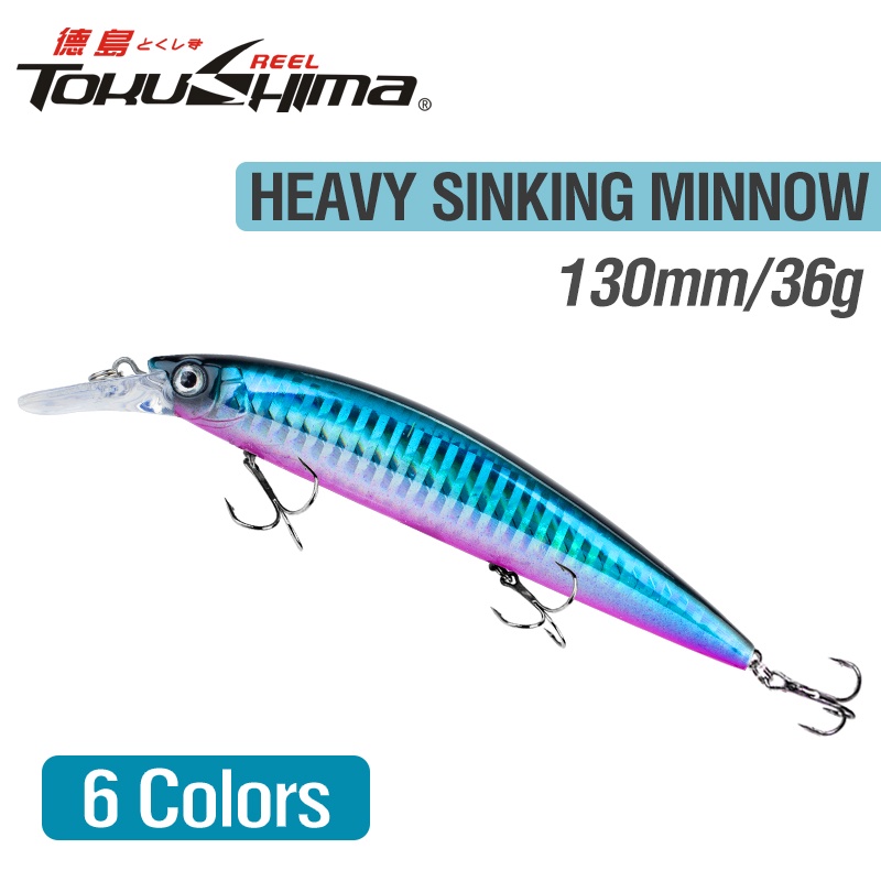13 Cm/36g 1 Pcs Buzz Bait Isca Sinking Minnow 3D Olhos De Pesca 6 Cores