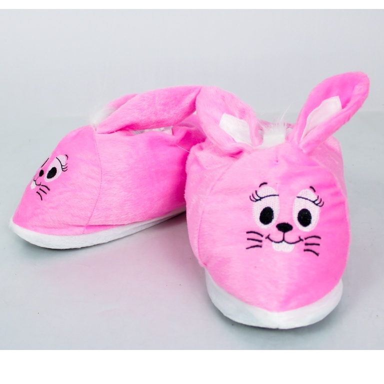 Pantufa Coelho Rosa Dalylaa Promoção Confortável Infantil Adulto em Oferta na Shopee