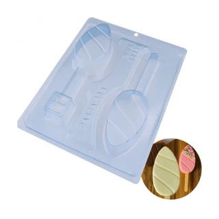 Forma De Acetato Com Silicone (3 Partes) Paleta Ovo (10228) - BWB