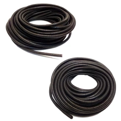 20 Metros Cada Conduite Tubo Preto Corrugado 4,5mm e 10mm Espaguete Reforçado Resistente Com Corte Para Chicote Fios Som