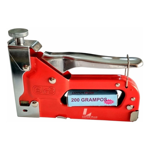 Grampeador Com Pinador 3:1 Com 200 Grampos 4-14mm 8777 Lotus