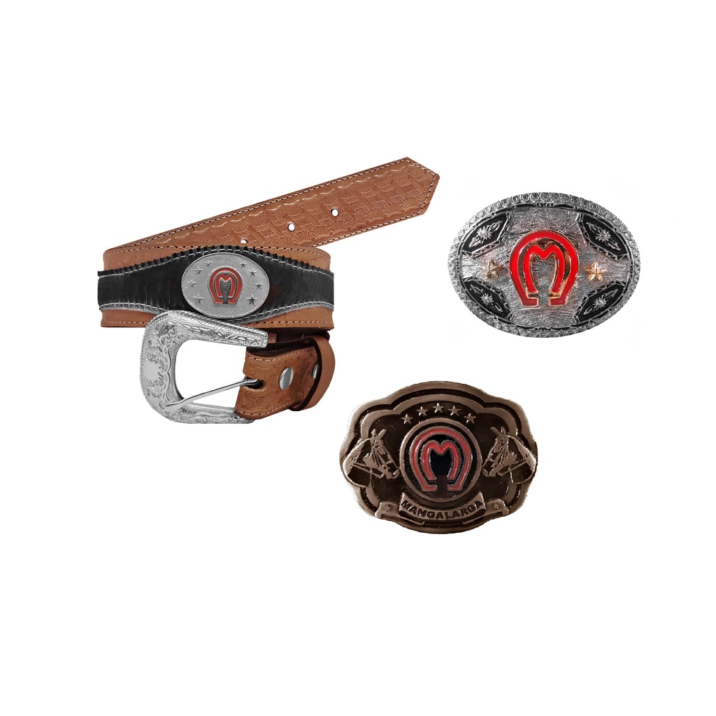 Kit Cinto Country Mangalarga + 2 Fivelas Cowboy Mangalarga Oferta