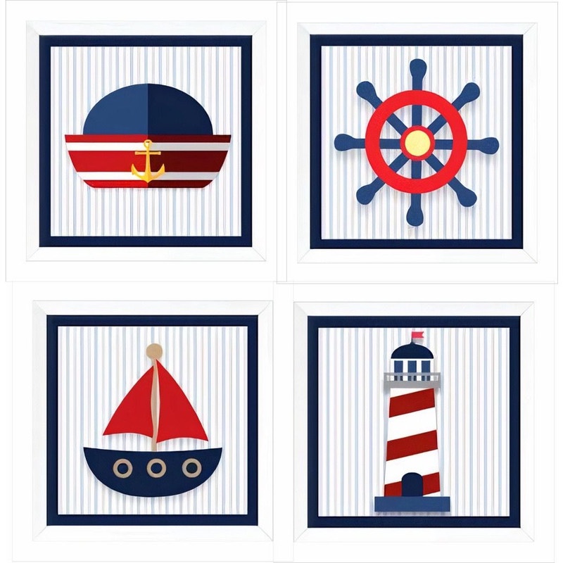Quadro Decorativos 20x20 Marinheiro