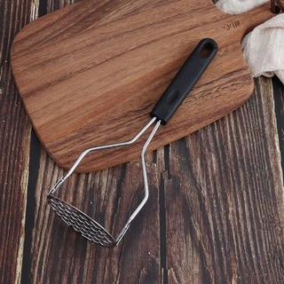 Amassador Batatas Legumes Feijão Aço Inox Cabo De Plastico