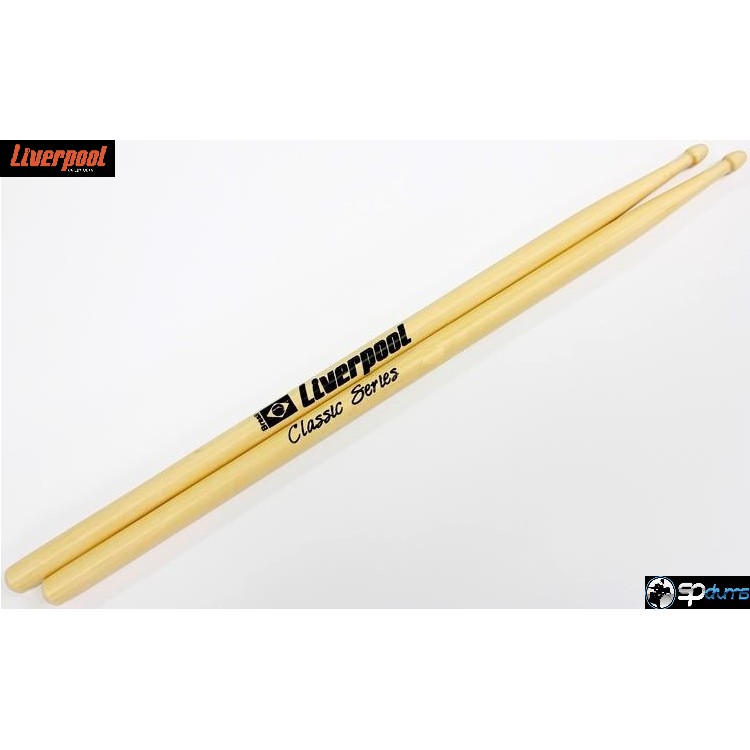 Par Baquetas Liverpool Classic Series Marfim Ponta De Madeira Medidas 5A / 5B / 7A / 2B