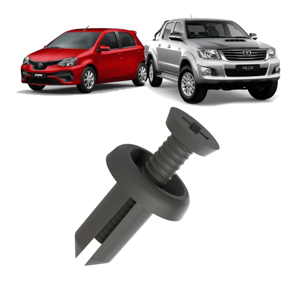 Grampo Ponta Parachoque Traseiro Etios Hilux