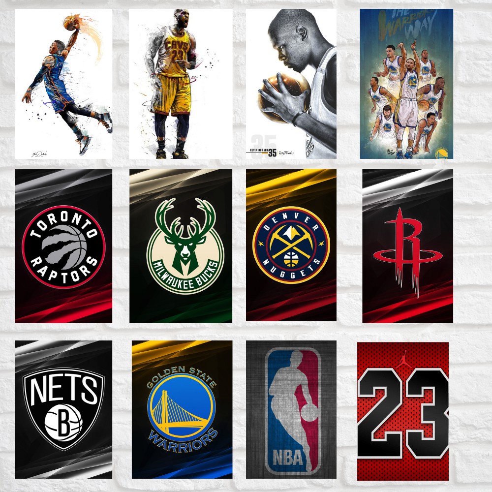 Placas Decorativas Times De Basquete Quadros Decorativos Basketball